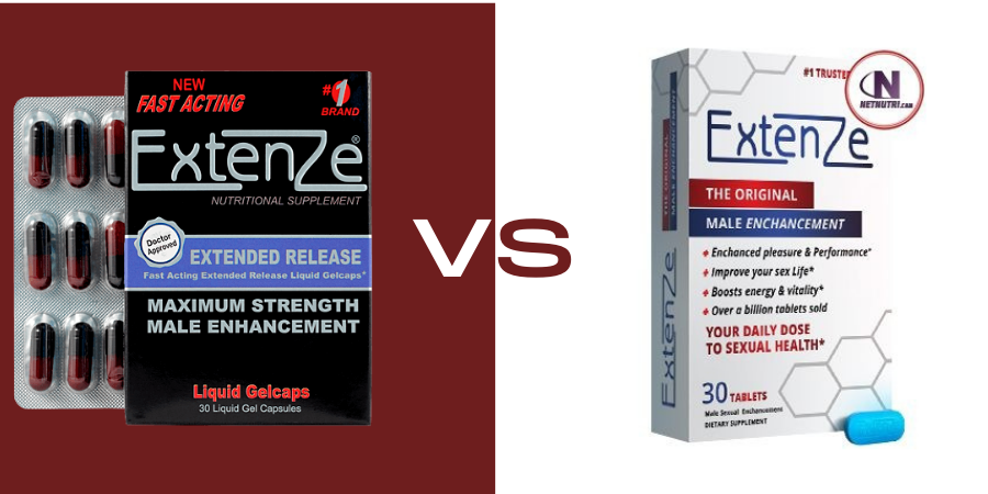 extenze extended release vs original